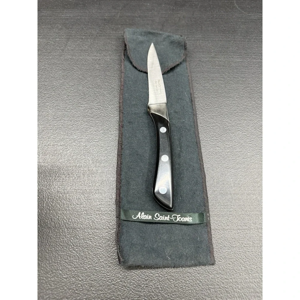 Alain Saint-1Piece Palace Five Star Steak Knives with Black Handles